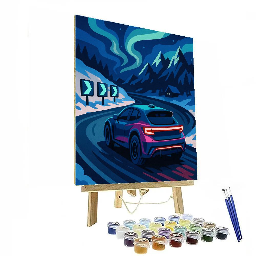 Midnight Switchback Cars Expedition paint by numbers