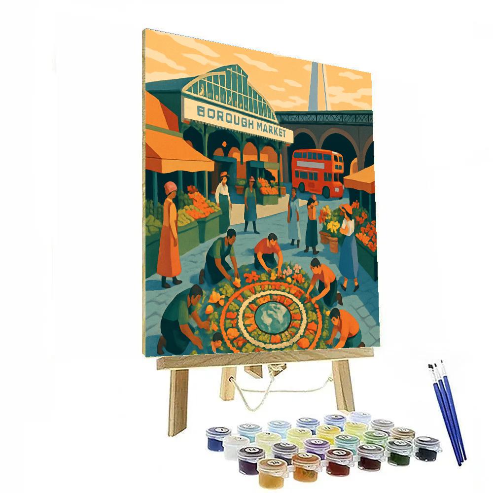 London Crafted Sky Atlas Market Painting by numbers kit