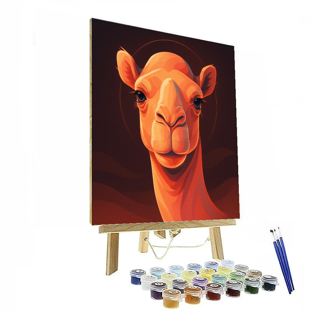 Mirage Crown Camel DIY paint by numbers
