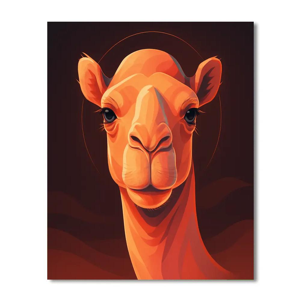 Mirage Crown Camel DIY paint by numbers