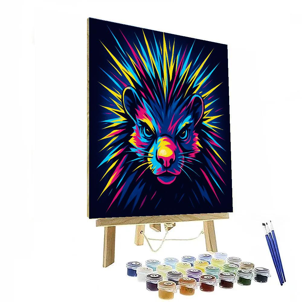 Electric Porcupine Pulse Numbered painting kits