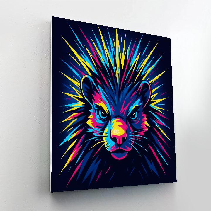 Electric Porcupine Pulse Numbered painting kits