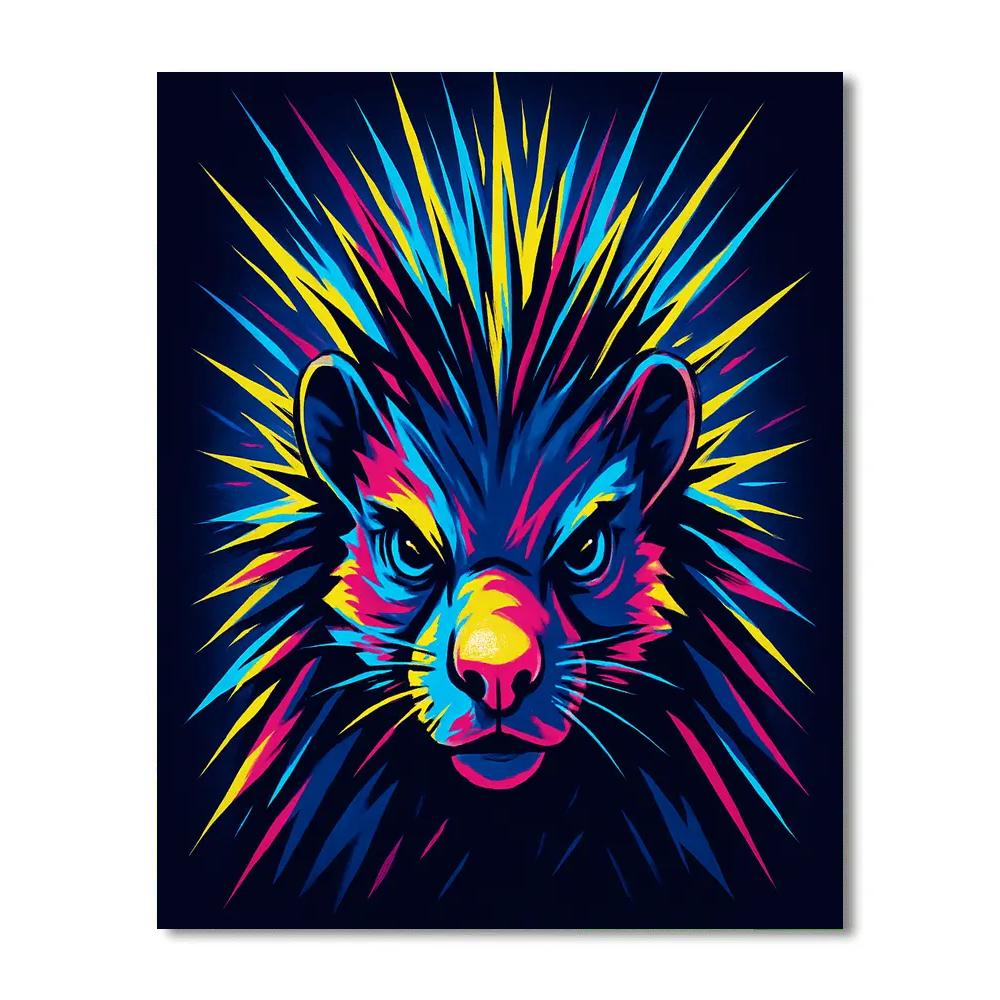 Electric Porcupine Pulse Numbered painting kits