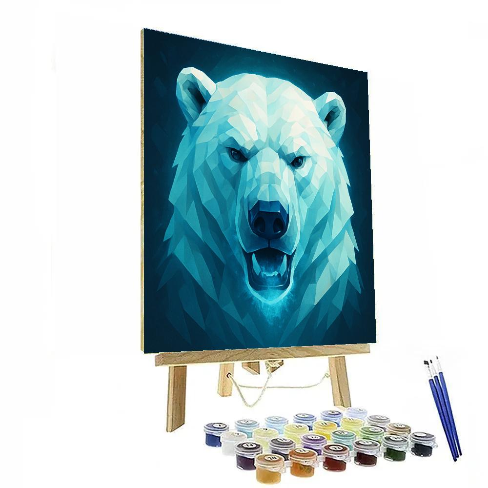 Glacier Fang Polar Bear Titan paint by number
