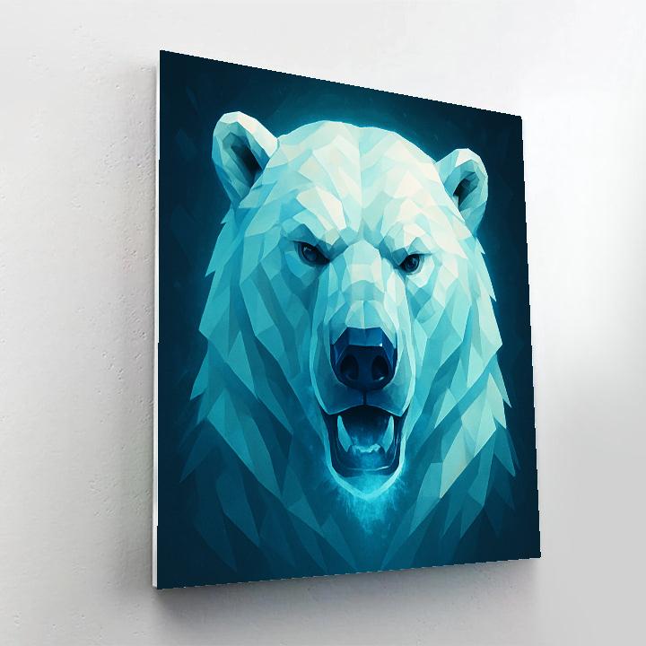 Glacier Fang Polar Bear Titan paint by number