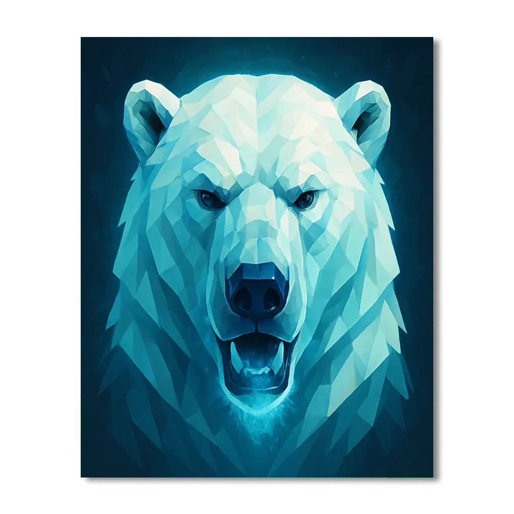 Glacier Fang Polar Bear Titan paint by number