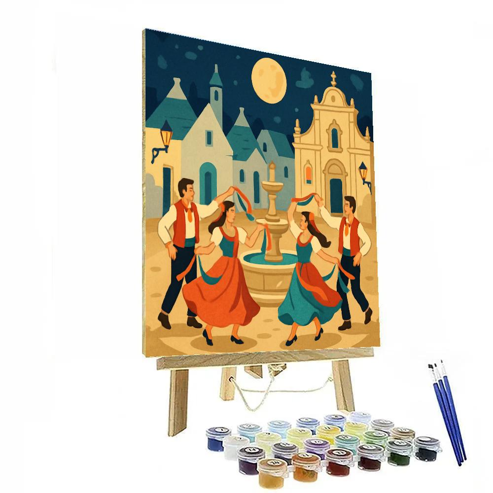 Midnight Tarantella In Italy paint by numbers
