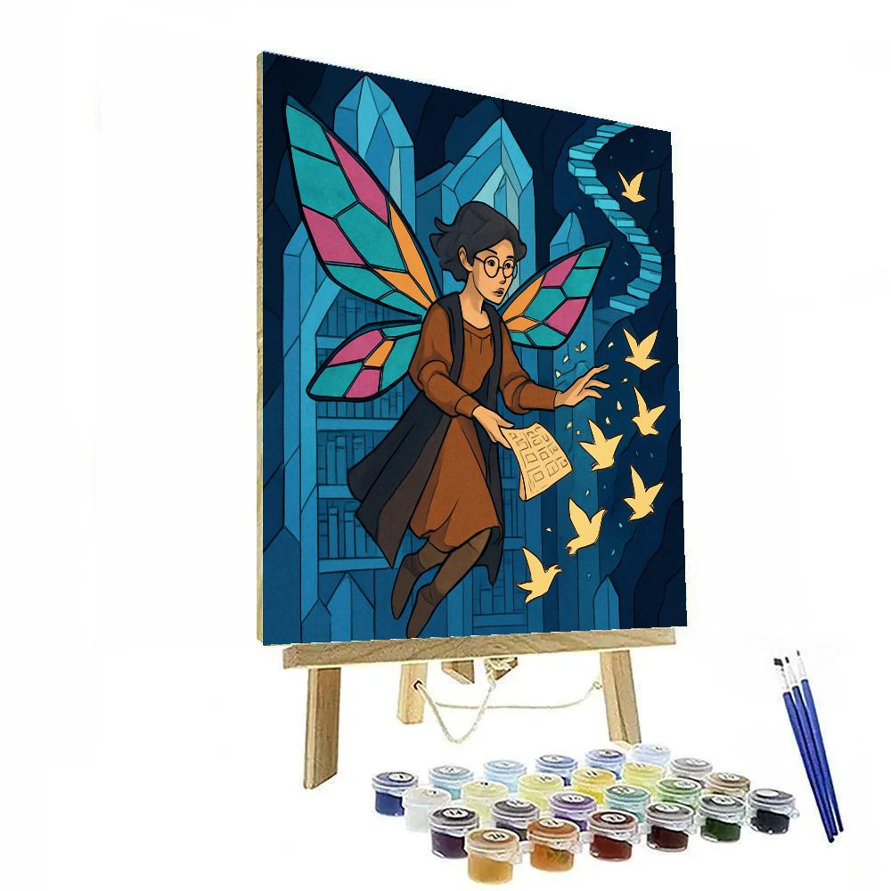Fairy Of The Prism Library Painting by numbers kit