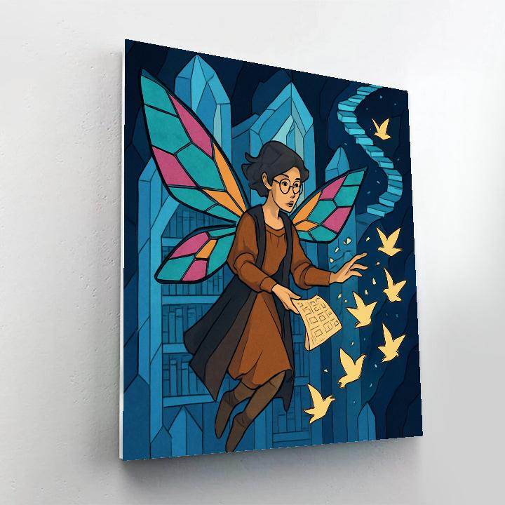 Fairy Of The Prism Library Painting by numbers kit