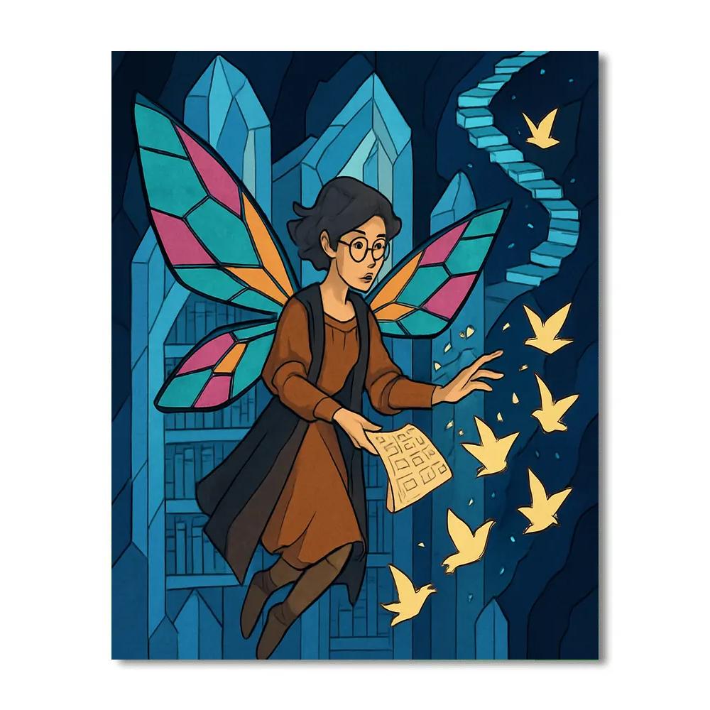 Fairy Of The Prism Library Painting by numbers kit
