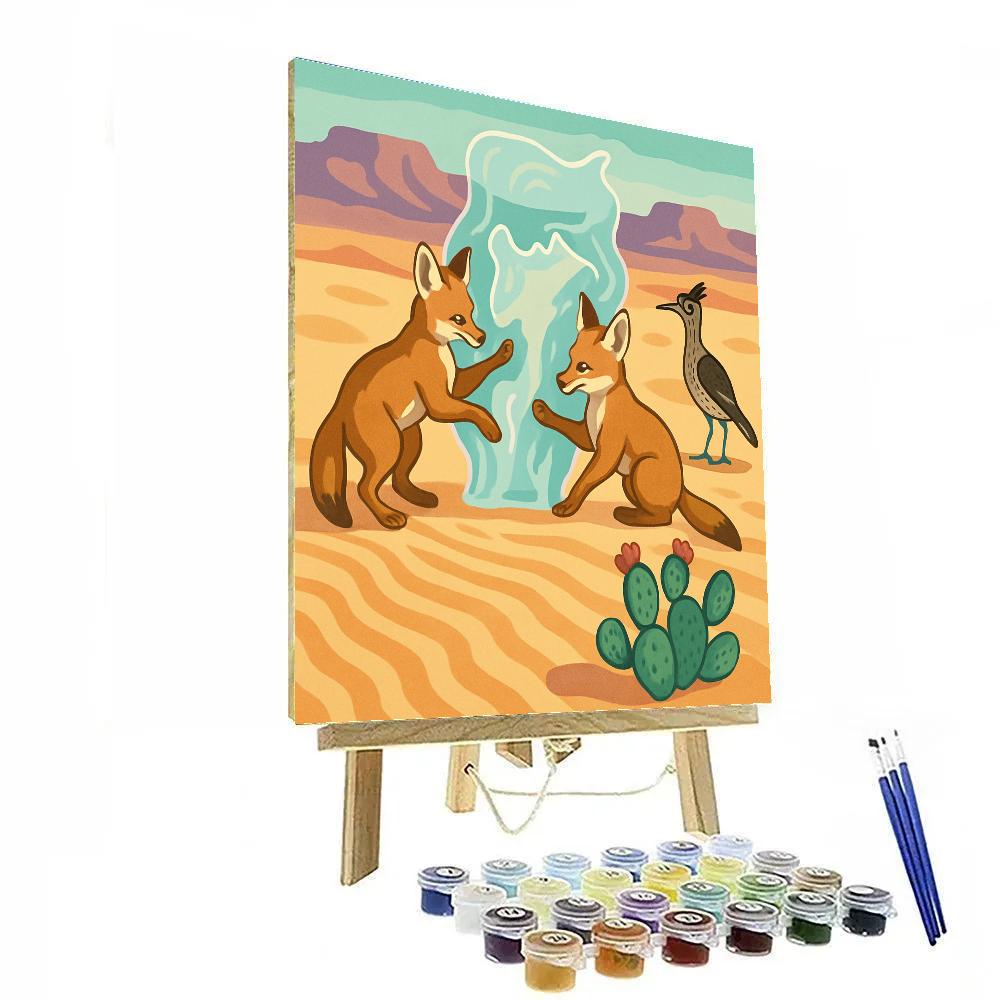 Mirage Mapmakers In The Desert paint by numbers