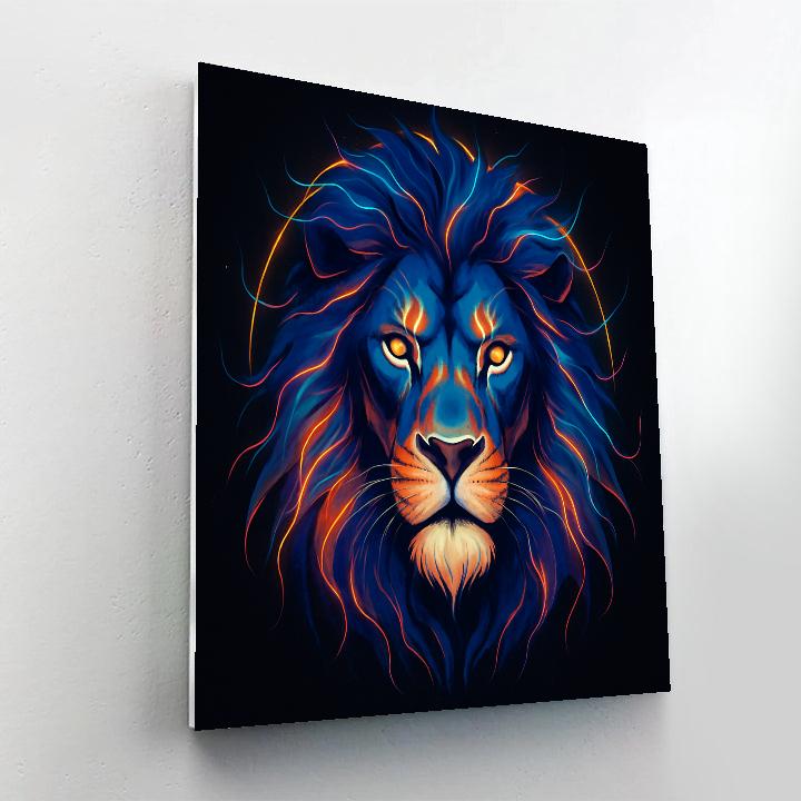 Voltage Mane Lion Monarch Painting by numbers kit