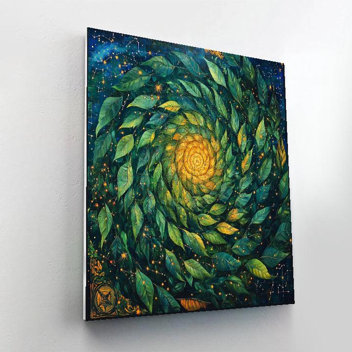 Frida Kahlo Inspired Celestial Milpa Spiral painting number kit