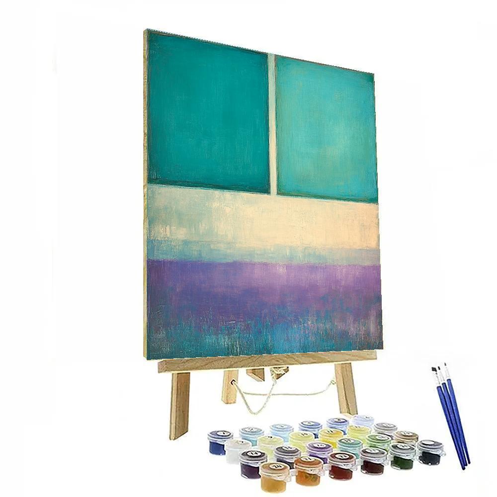 Mark Rothko Inspired Pulsar Lullaby Spectrum Paint by numbers kits