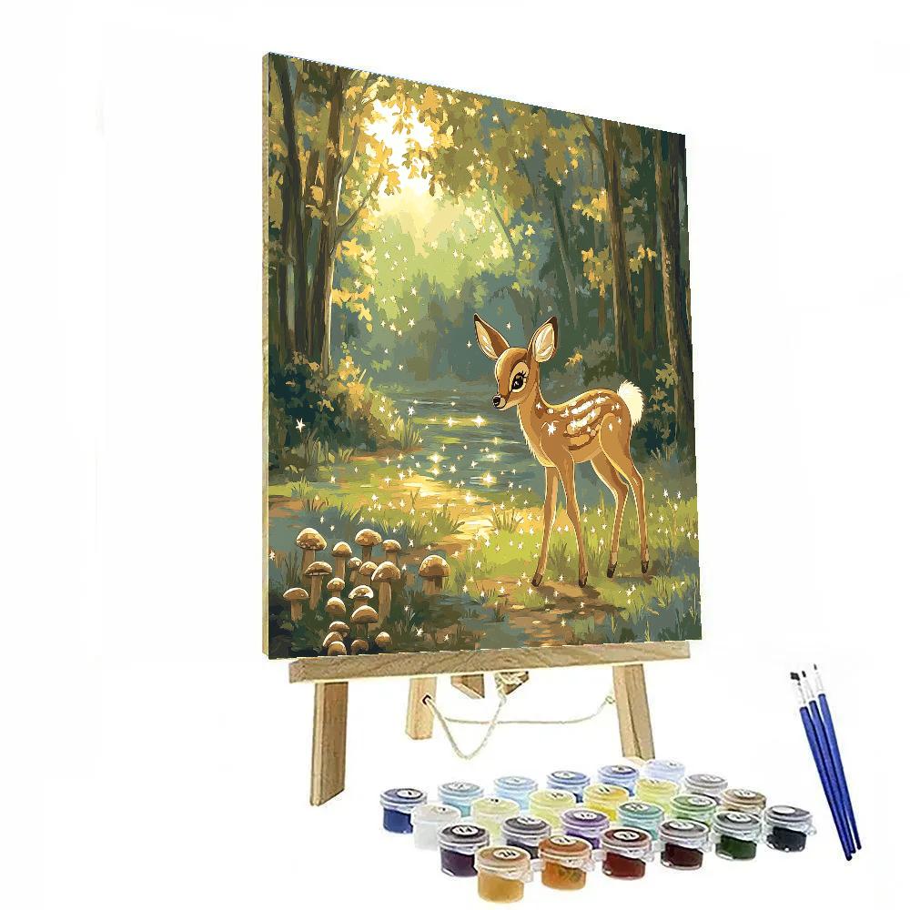 Bambi Forest Star Dew Morning Disney Inspired Paint by numbers kits