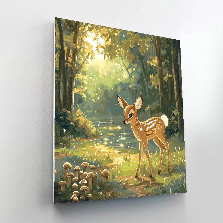 Bambi Forest Star Dew Morning Disney Inspired Paint by numbers kits