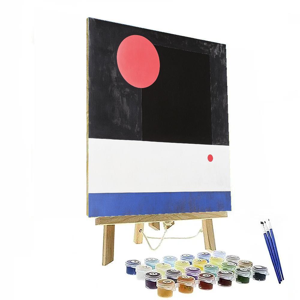 Kazimir Malevich Inspired Event Horizon Equilibrium painting number kit