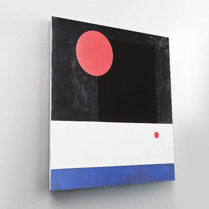 Kazimir Malevich Inspired Event Horizon Equilibrium painting number kit