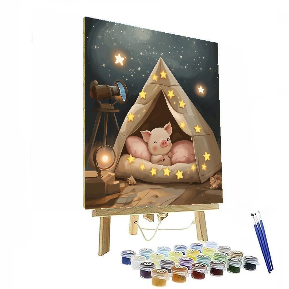 Pua Cozy Galaxy Blanket Fort Disney Inspired paint by number