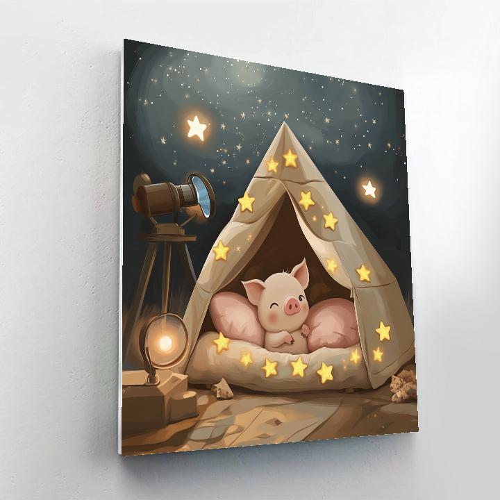 Pua Cozy Galaxy Blanket Fort Disney Inspired paint by number