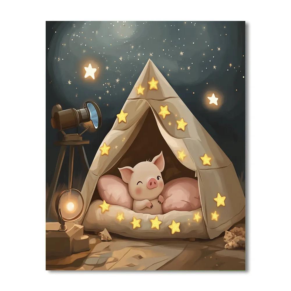 Pua Cozy Galaxy Blanket Fort Disney Inspired paint by number