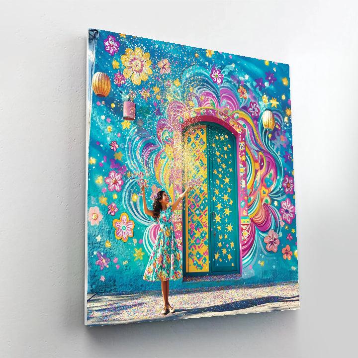 Mirabel Magical Doorway Stardust Party Disney Inspired DIY paint by numbers
