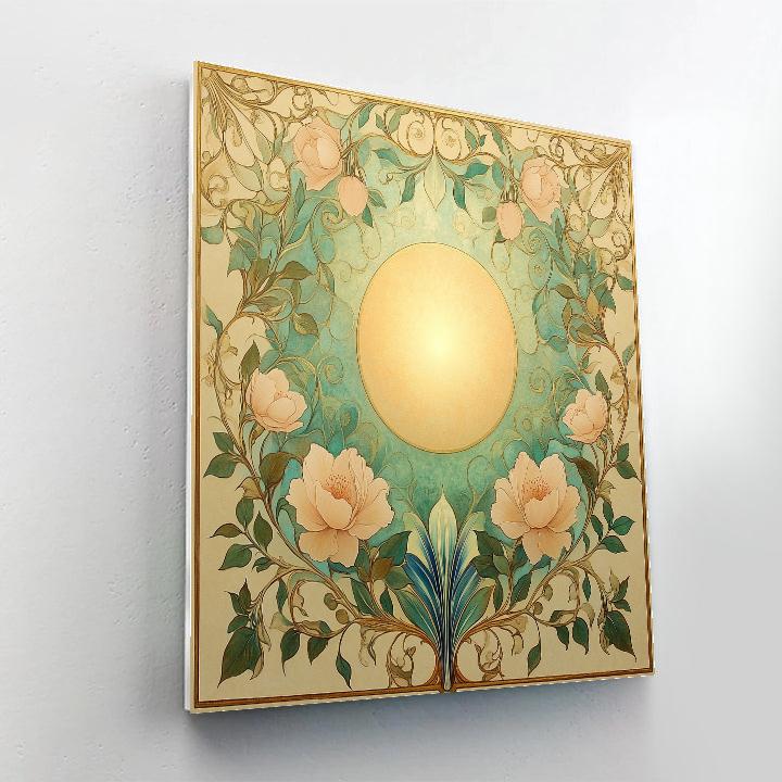 Alphonse Mucha Inspired Aurora Garden Symphony paint by number