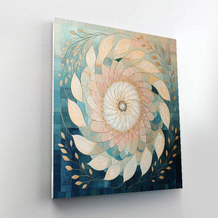 Alphonse Mucha Inspired Equinox Spiral Of Seasons paint by numbers