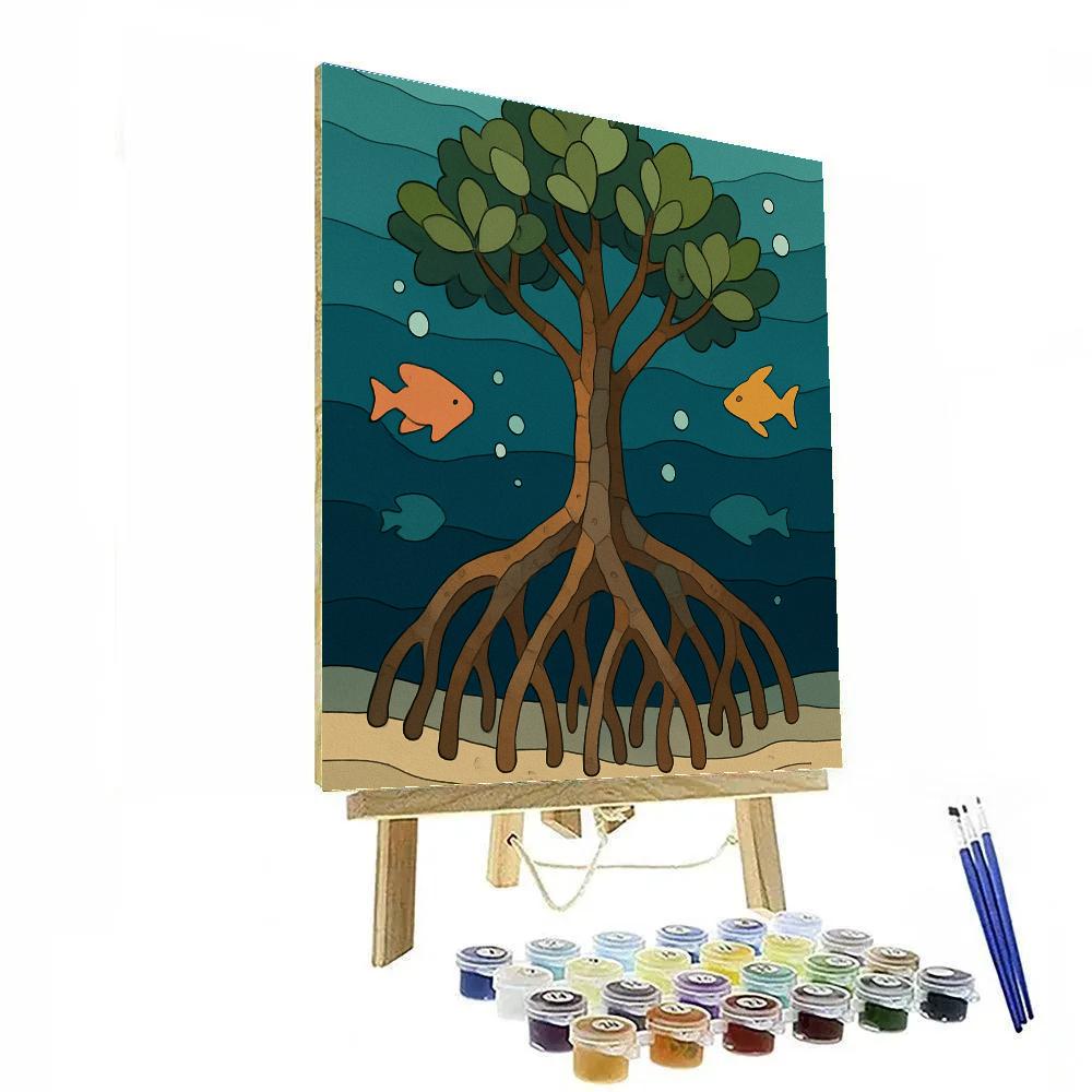 Kelp Forest Tree Of The Tides DIY paint by numbers