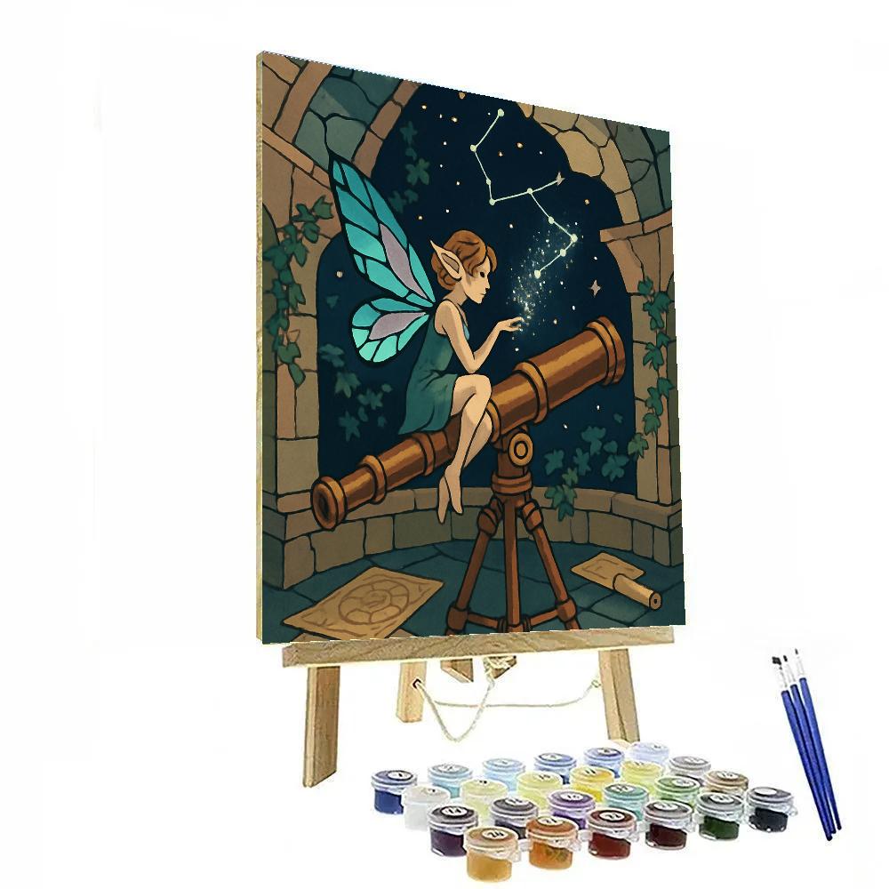 Timeworn Observatory Fairy Painting by numbers kit