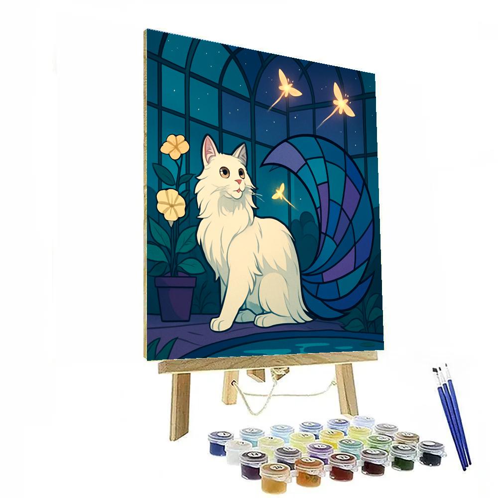 Prism-Tailed Cat Conservatory paint by color