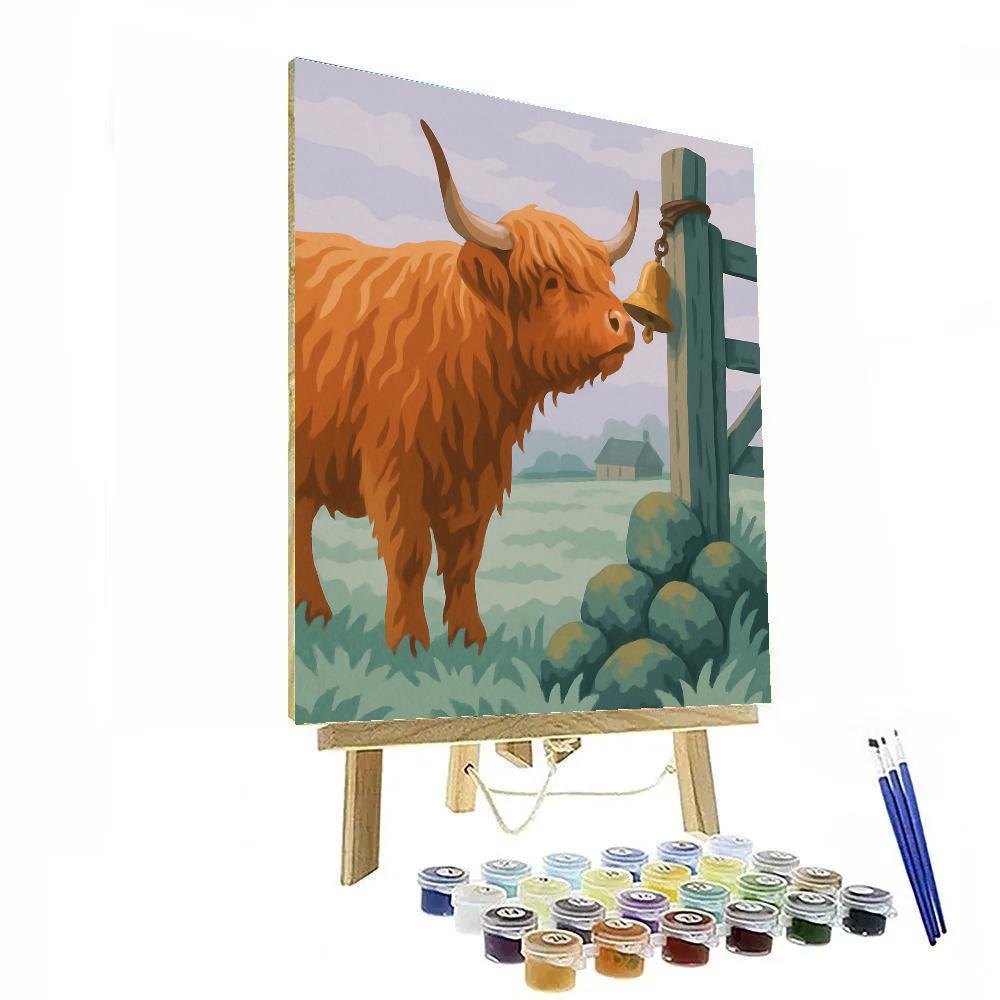 Fog Meadow Cow Bellkeeper Paint by numbers kits
