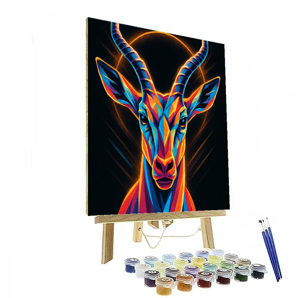 Crystal Mirage Antelope Sprint DIY paint by numbers
