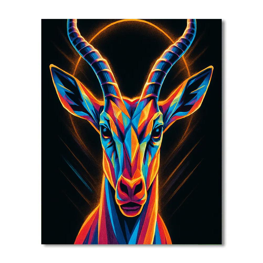 Crystal Mirage Antelope Sprint DIY paint by numbers