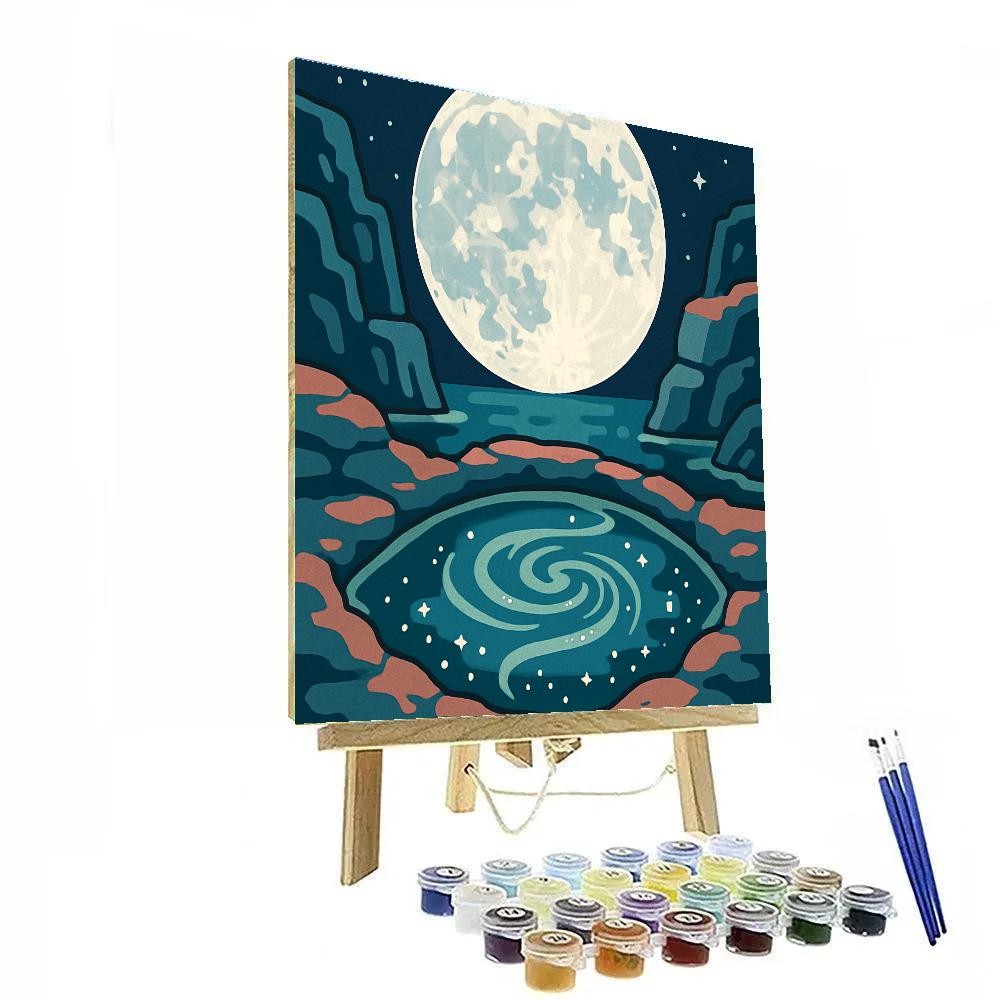 Tide Oracle Moon Paint by numbers art