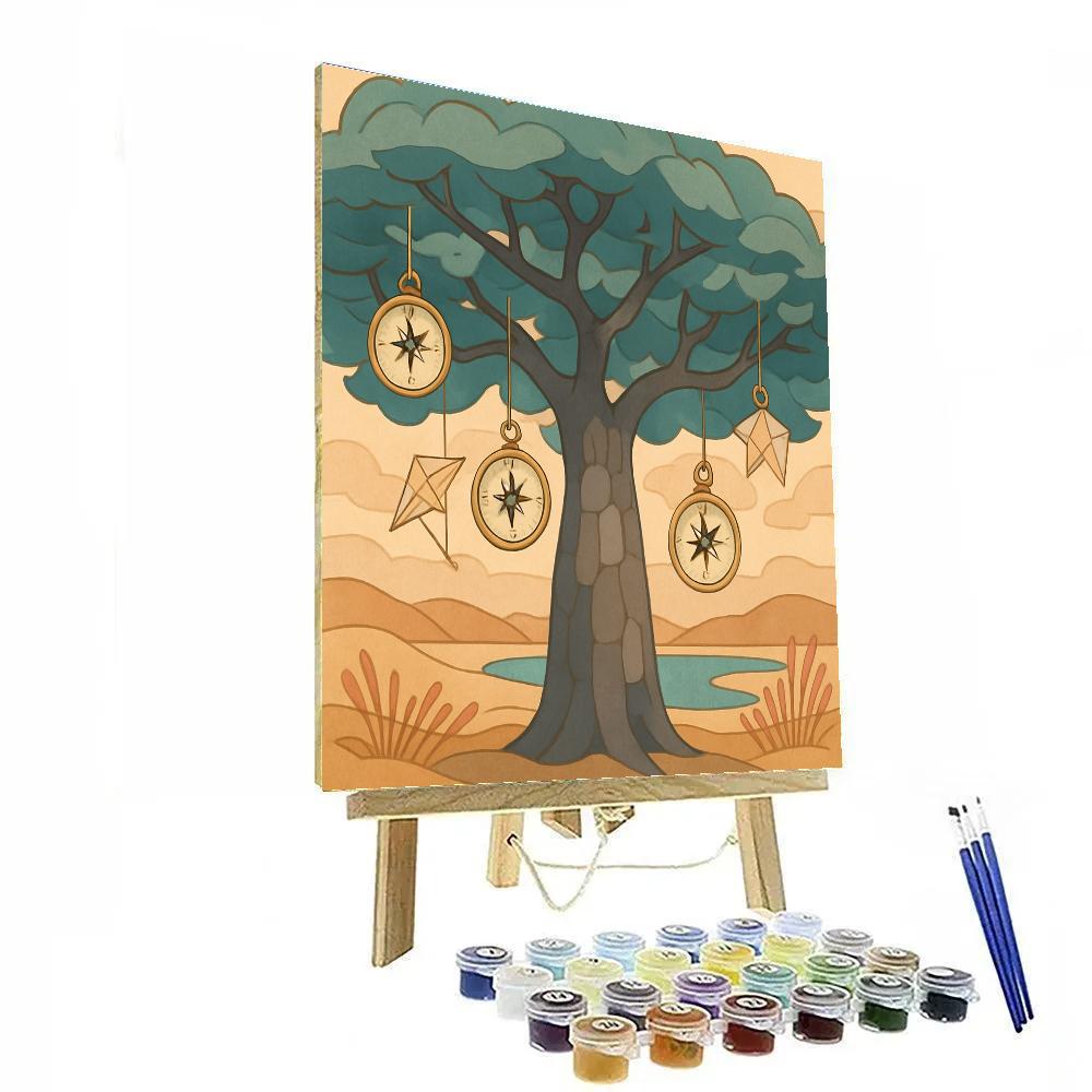 Clockwork Canopy Tree Atlas paint by color
