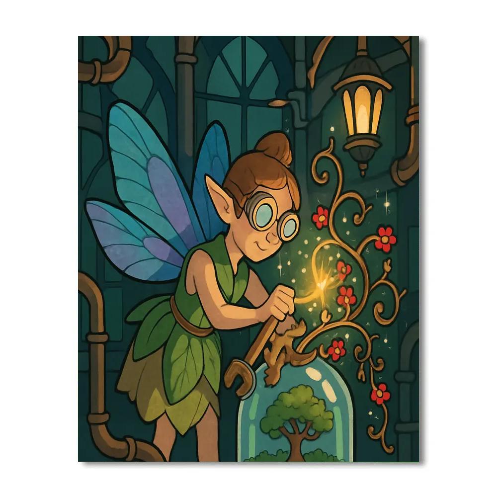 Clockwork Conservatory Fairy Paint by numbers kits