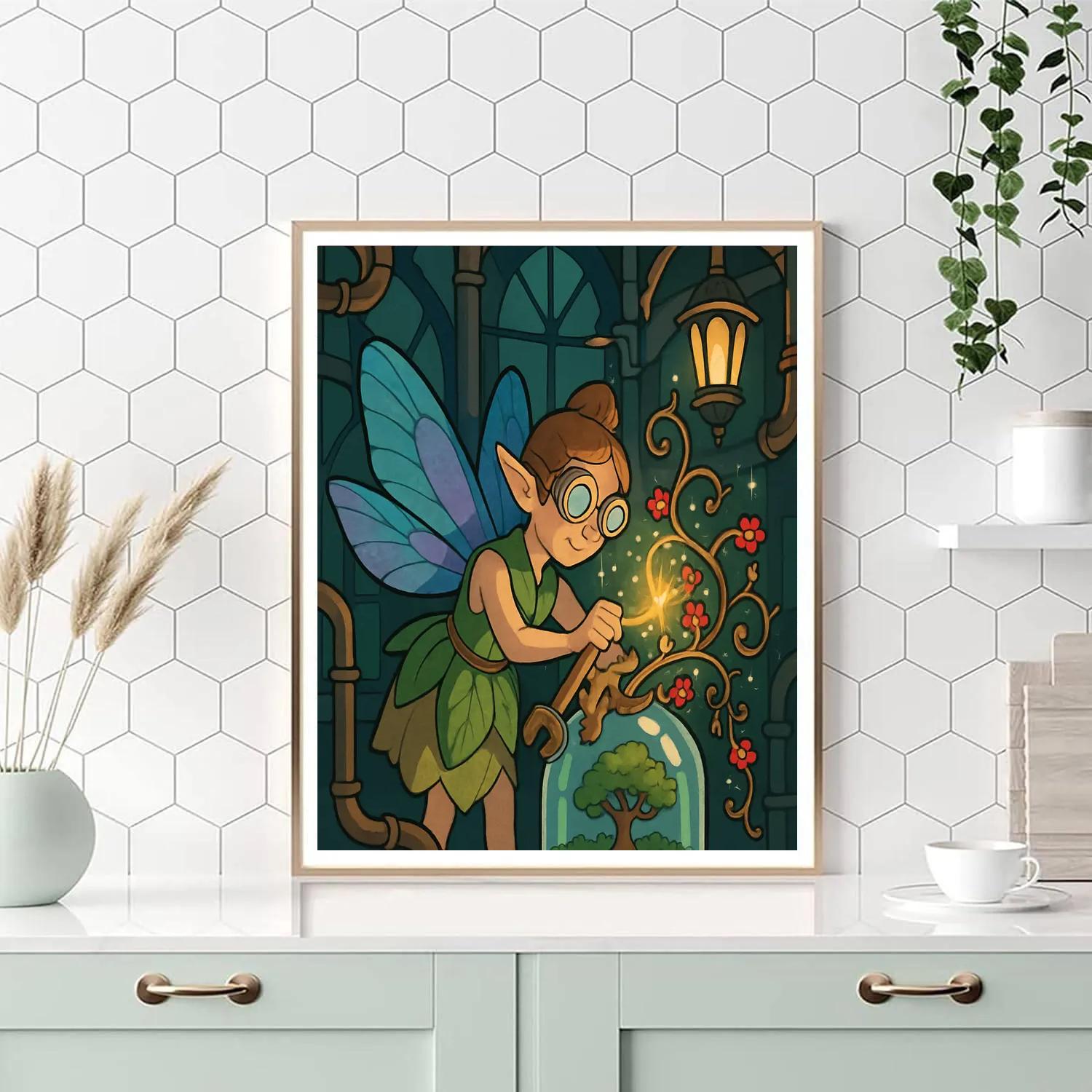 Clockwork Conservatory Fairy Paint by numbers kits
