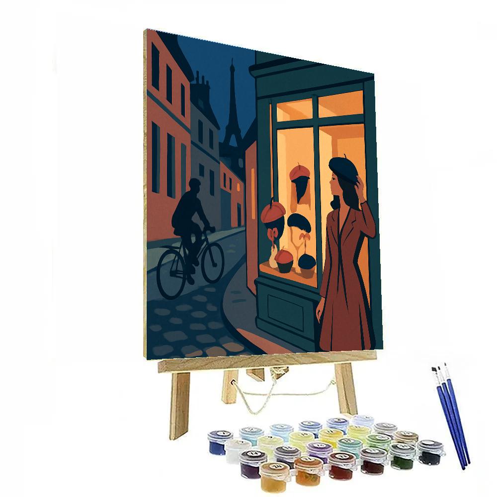 Milliners Workshop In Paris Twilight Paint by numbers kits
