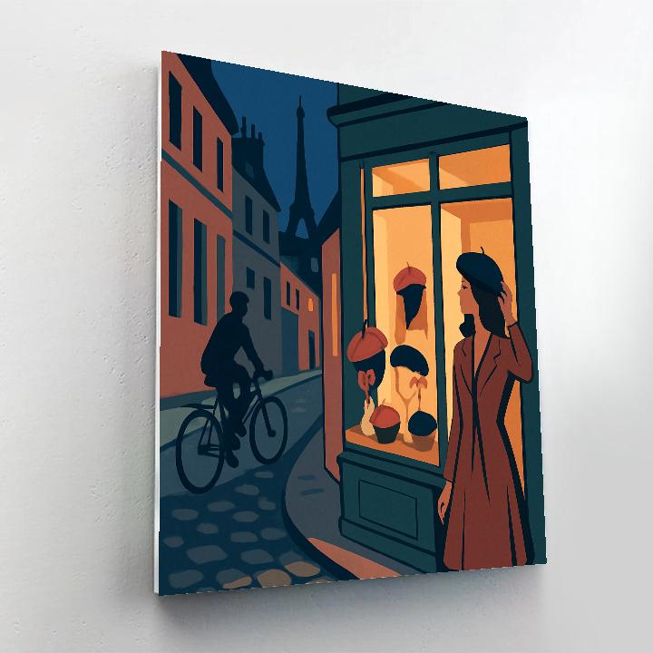 Milliners Workshop In Paris Twilight Paint by numbers kits