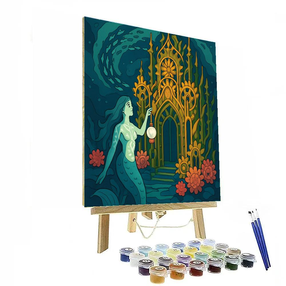 Clockwork Kelp Cathedral In Fantasy Tide Paint by numbers kits