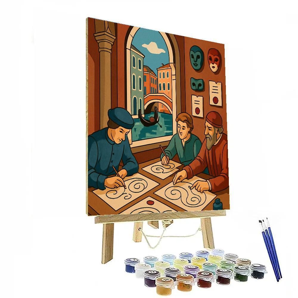 Tidal Mapmakers Workshop In Venice Paint by numbers art