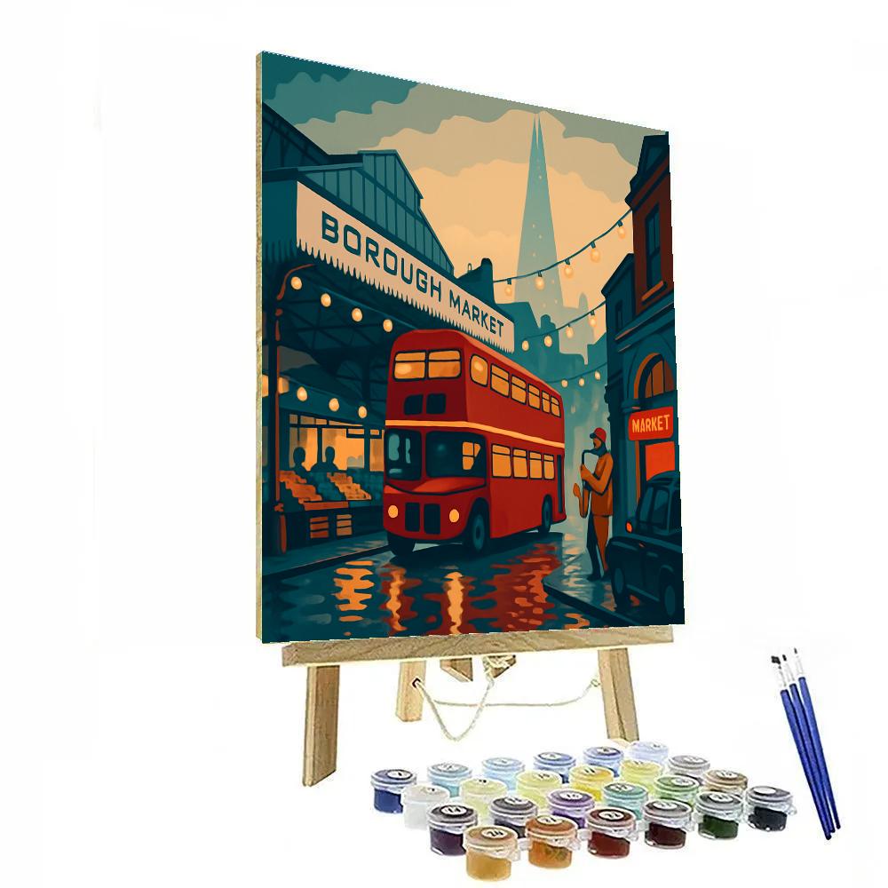 Foglit London Market Kaleidoscope paint by numbers