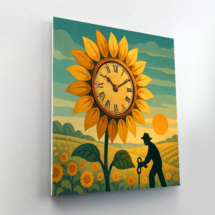 Clockwork Sunflower Observatory Paint by numbers kits