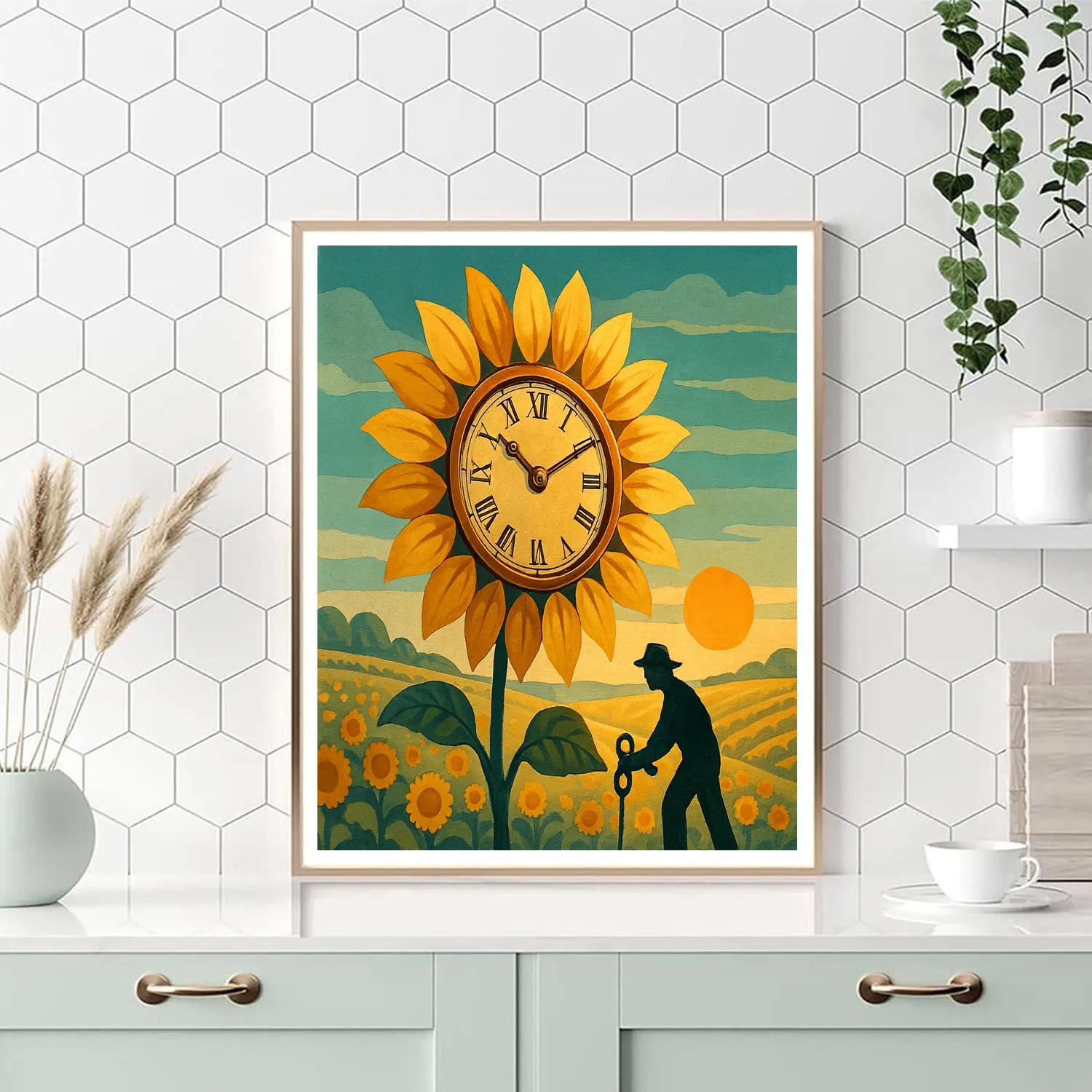 Clockwork Sunflower Observatory Paint by numbers kits