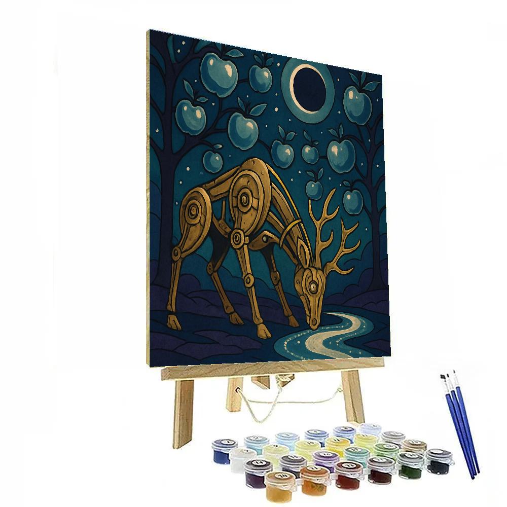 Clockwork Orchard Fantasy Eclipse paint by color