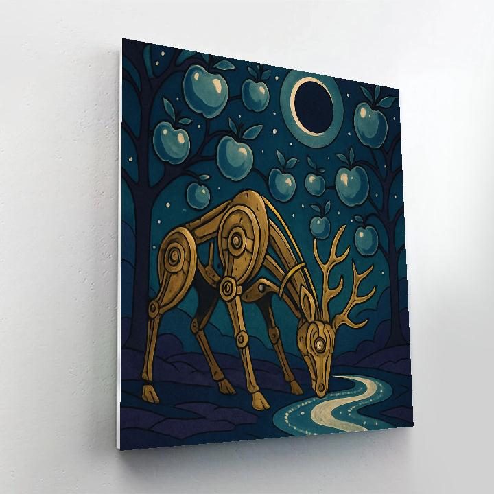 Clockwork Orchard Fantasy Eclipse paint by color