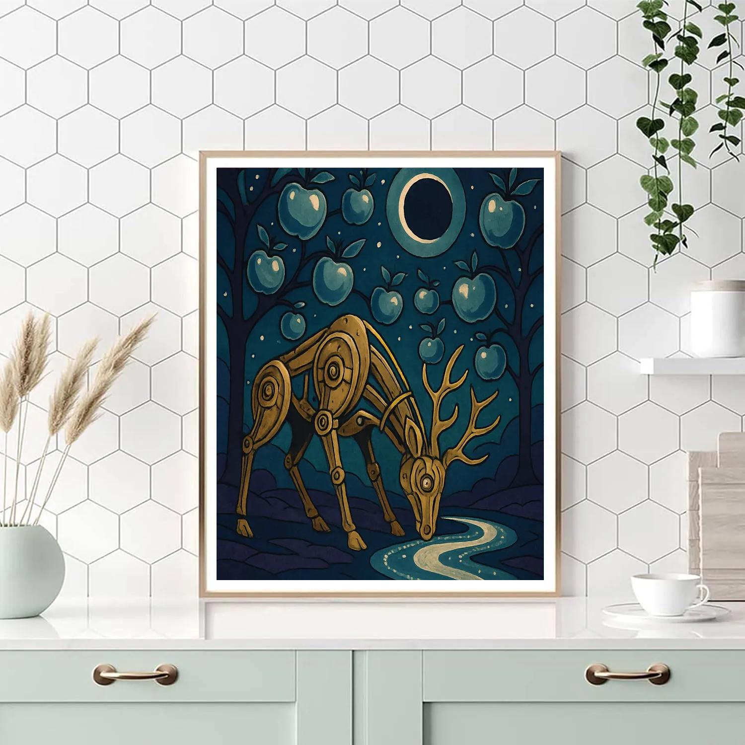 Clockwork Orchard Fantasy Eclipse paint by color