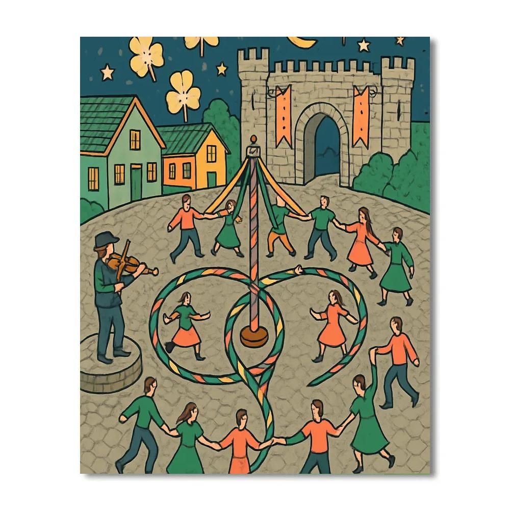 Harvest Parade With Ireland Heartbeat Painting by numbers kit