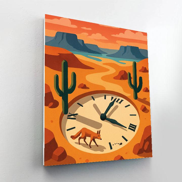 Clockwork Mirage In The Desert Numbered painting kits